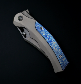 [Rattlesnake] Viper second-generation striking fork design, high hardness and sharp M390 titanium alloy fruit knife