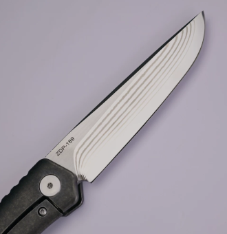 【 Victory Reversal 】 ZDP189 High Hardness Sharp Mirror T4C Titanium Alloy Fruit Knife Pocket Knife